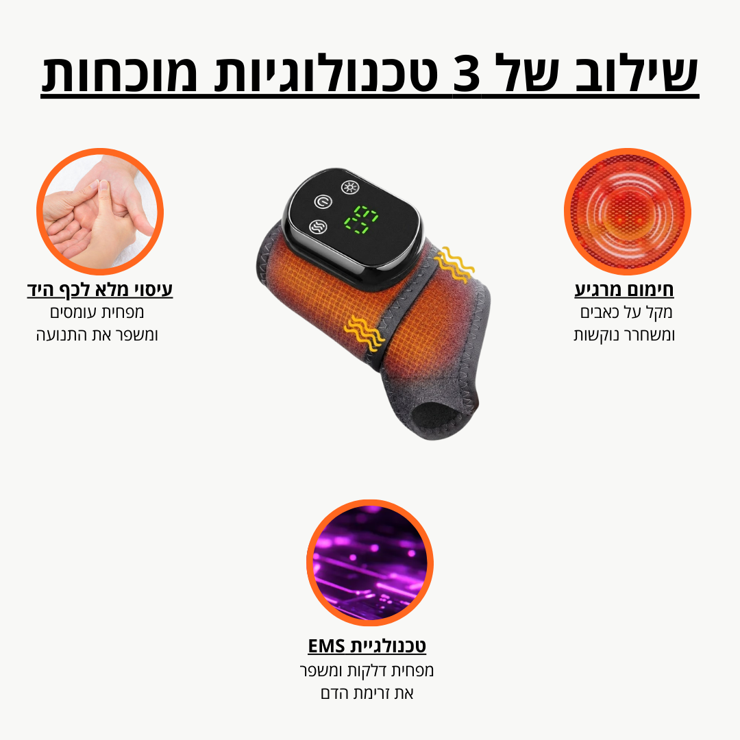 מעסה הידיים 3 ב-1